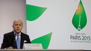 Laurent Fabius sur la Galerie des Solutions