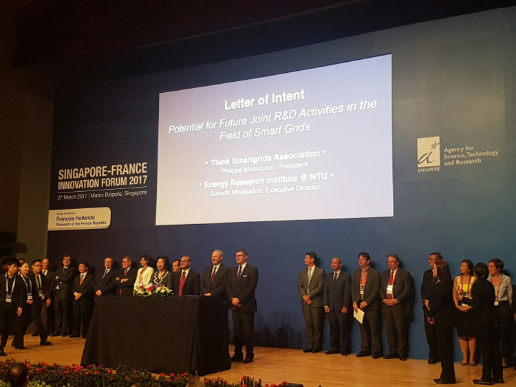 Think Smartgrids signature loi ntu singapour monloubou