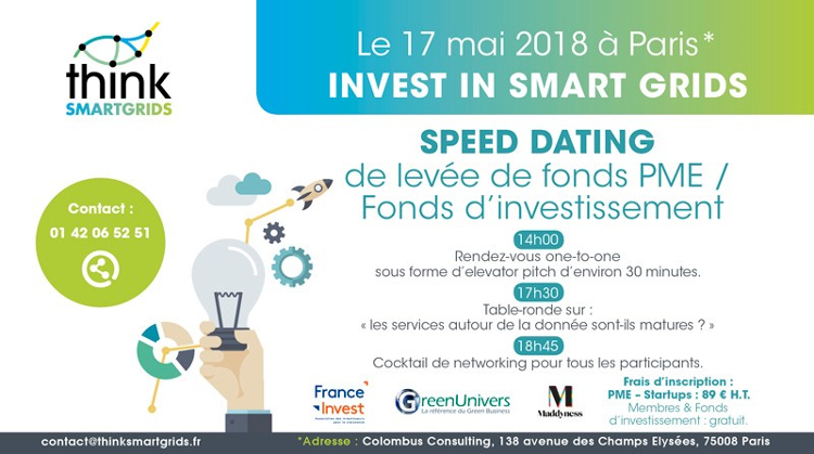 Think Smartgrids 3ème édition Invest In Smart Grids mai2018